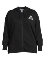 Reebok Women's Plus Size Day to Day Zip-Up Hoodie - Image 3