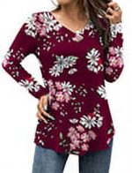 FOLUNSI Women's Plus Size Tops Casual Blouses Long Sleeve Flowy Tunic Tops m-4xl - Image 4