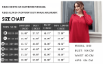 a.Jesdani Womens Plus Size Long Sleeve Tops Tunic Tops Casual Floral Henley Shirts m-4x - Image 5