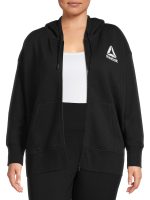 Reebok Women's Plus Size Day to Day Zip-Up Hoodie