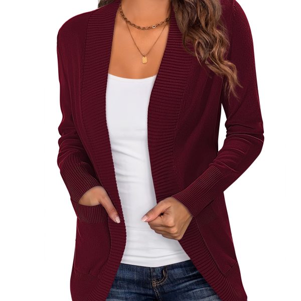 a.Jesdani Women's Cardigan Casual Lightweight Knit Cardigan Sweaters S-XXL