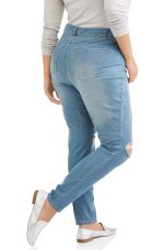 A3 Denim Women's Plus Size Destructed Skinny Jeans, Sizes 16-26 - Image 2